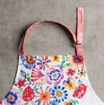 thumbnail image 2 of Maison d' Hermine Happy Florals - High Summer 100% Cotton 1 Piece Kitchen Apron with an Adjustable Neck & Hidden Centre Pocket with Long Ties for Women Men Chef Spring/Summer (27.50"x31.50"), 2 of 5
