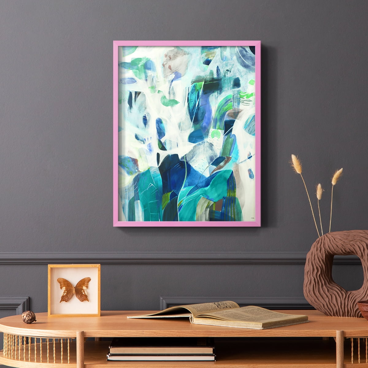 For You in Pink Solid Wood 11 x 14 Framed Print