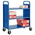 thumbnail image 6 of 3 Flat Shelf Booktruck in White, 6 of 7
