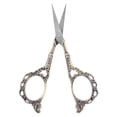 thumbnail image 1 of Qiilu 1pc Vintage Flower Pattern Needlework Embroidery Stainless Steel Tailor Scissors ,Scissors, Flower Scissors, 1 of 1