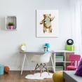 thumbnail image 2 of Stupell Industries Adorable Teddy Bear Nursery Animal Green Ribbon Graphic Art Gallery Wrapped Canvas Print Wall Art, Design by Studio Q, 2 of 7