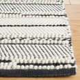 thumbnail image 4 of SAFAVIEH Natura Joyce Striped Area Rug, Black/Ivory, 4' x 6', 4 of 9
