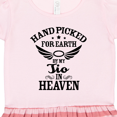 thumbnail image 3 of Inktastic Handpicked for Earth By My Tio in Heaven with Angel Wings Gift Toddler Girl Dress, 3 of 4