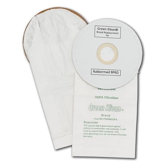 Green Klean ProClean, QuietPro-CN, Sequoia & RunningVac Replacement Vacuum Bags - 10 per Case - Case of 10