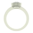 thumbnail image 3 of Stacking Rings Bands Diamond Cluster Ring 0.21 Carat Total Weight 14K White Gold, 3 of 5
