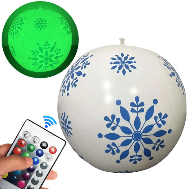 Inflable Navidad PVC Suministros Fiesta Impermeables Con LED