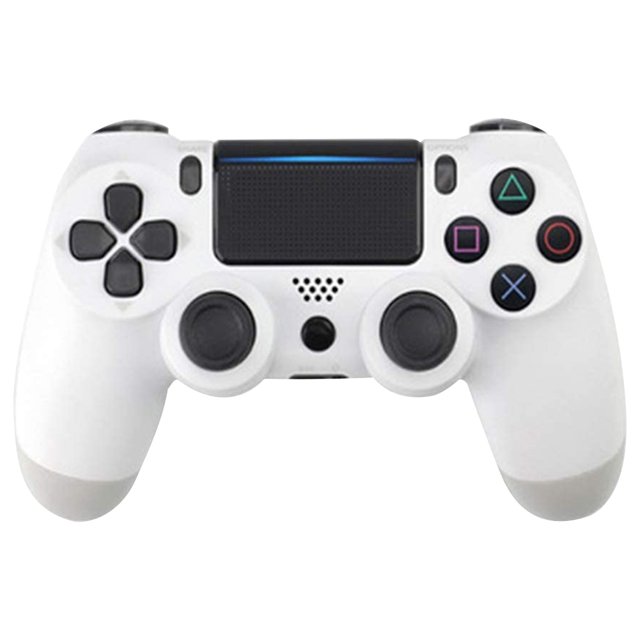 Controlador inalámbrico recargable compatible con Bluetooth con placa táctil para PS4 (con)