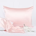 thumbnail image 6 of Unique Bargains 3 Pack 25 Momme Smooth Silk Pillowcase, Standard, Pink, 6 of 8