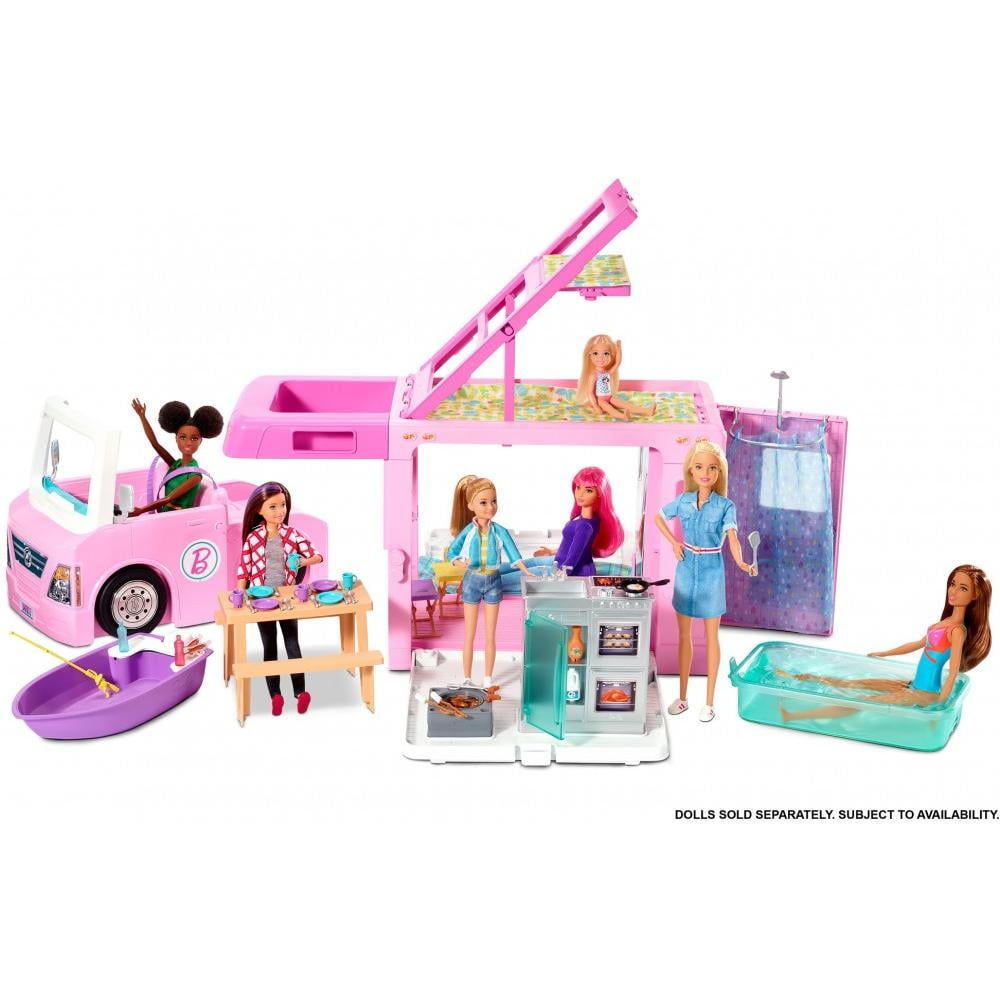 Barbie 3in1 Dream Camper Playset BrickSeek
