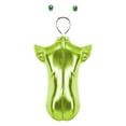 thumbnail image 4 of vastwit Girls Astronaut Leotard Metallic Alien Outfits Outer Space Fighter Bodysuit with Hair Hoop Fluorescent Green 10, 4 of 7