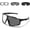 Black, variant on UV400 Photochromic Polarized Sports Glasses, Non-Slip PC Lens Cycling Sunglasses Unisex for Outdoor Running Driving