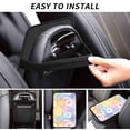 thumbnail image 6 of Car Handrails Box Pad 12.6 X 7.5 In Waterproof Non-Slip Wear-Resisting Durable Breathable Strong Tensile And Tensile Stretch White Tie-Dye Background Rainbow Colors_4, 6 of 7
