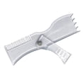thumbnail image 2 of Herramienta Para Forma A La Barba Con Guía De Plantilla De Peine Incorporada Regla Recortadora Para Hombres Claro Baoblaze Peine de plantilla moldeadora de barba, 2 of 8