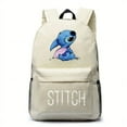 DisneyStitch Pattern Backpack Adorable Kawaii Design for School