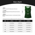 thumbnail image 5 of Xecao Green Sparkling Print Women's Scoop Neck, Loose-Fit Workout Tank Tops for The Gym,Sleeveless T-shirt-XX-Large, 5 of 7