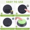 thumbnail image 3 of 4 Pack Dog Talking Button, Communication Dog Button, Dog Training Buttons, Recordable Buzzer, Recordable Dog Talk Button, Interactive Dog Toys, 3 of 7