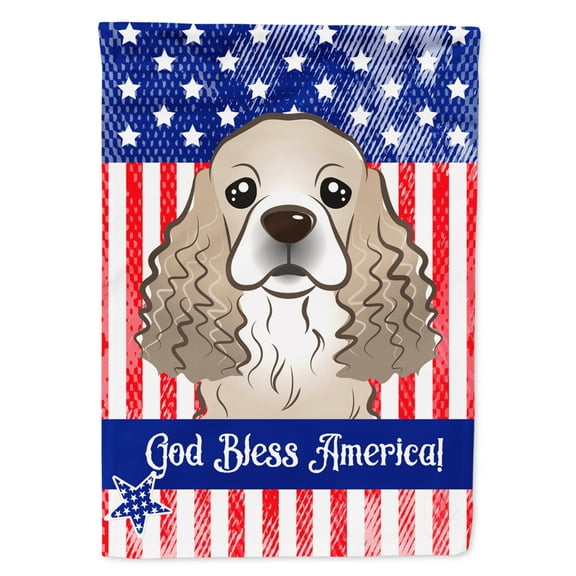 Caroline's Treasures BB2146GF Cocker Spaniel Flag Garden Size , Small, multicolor