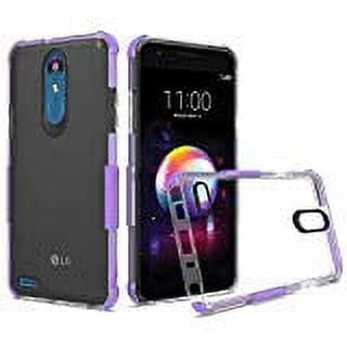 GSA Shockproof Bumper Transparent Case for LG K30 LG K10 (2018) Purple