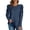C-Navy, variant on Tops for Women 2024,Clearance Fashion Woman O-Neck Long Sleeve T-Shirt Autumn Solid Blouse Lace Tops Shirt