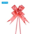 thumbnail image 3 of Unique Bargains 3.3inch Pull Bows Gift Wrapping Pull Bow Heart Pattern Baskets Present Bows Ribbon Red 100 Pcs, 3 of 6