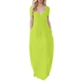 thumbnail image 1 of Robe Maxi à Manches Courtes d'Été pour Femmes Grande Taille - Design 2025, Décontractée et Élégante, 1 of 4
