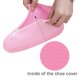 thumbnail image 3 of Fundas impermeables para zapatos, funda de silicona reutilizable para zapatos, antideslizante, duradera, con cremallera, elástica, protección contra la lluvia para hombres y mujeres (39-42), 3 of 4