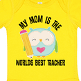 thumbnail image 4 of Inktastic Teacher Mom School Owl Girls Baby Bodysuit, 4 of 5