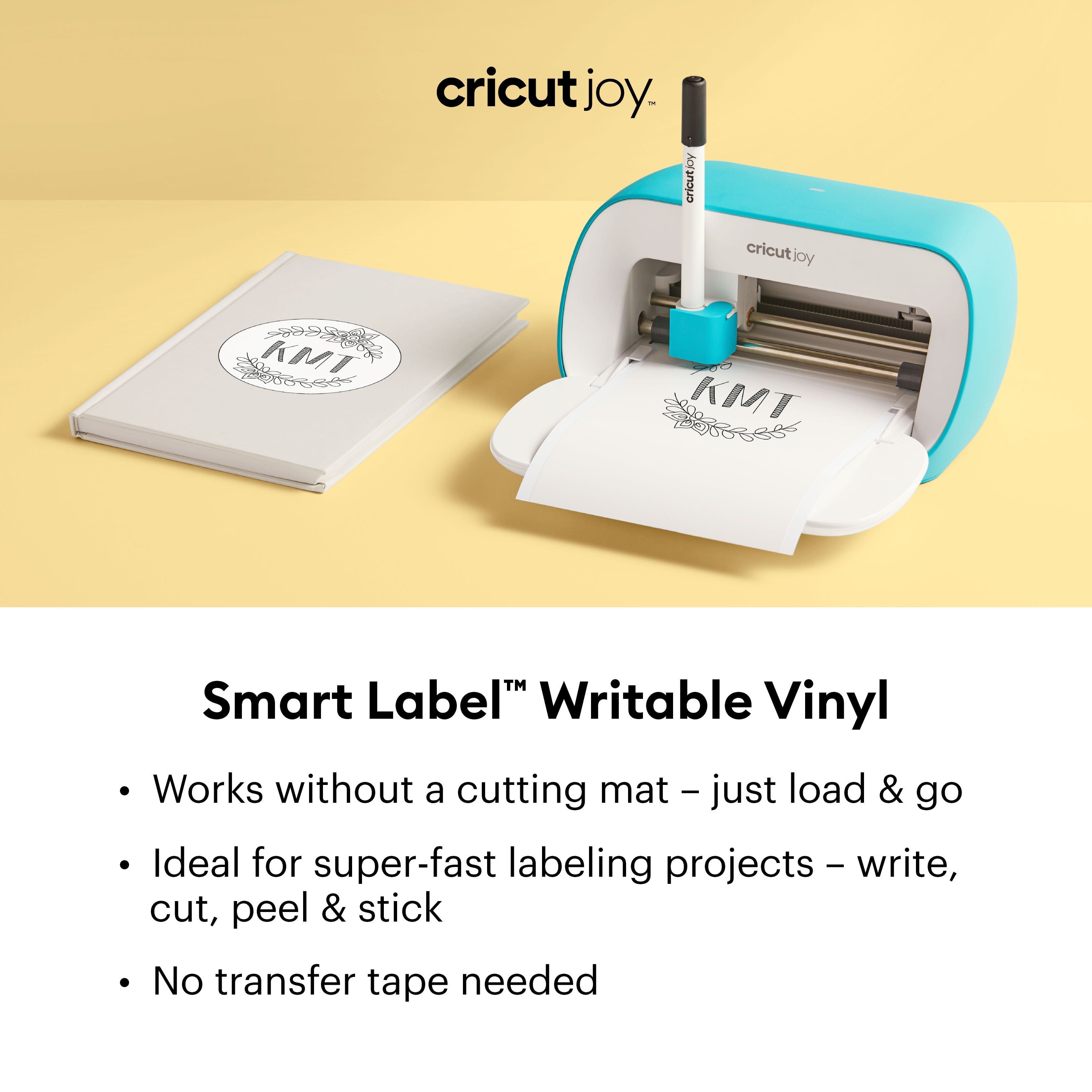 Cricut Joy Machines - Instrucciones de vinilo grabable Smart Label