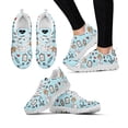 thumbnail image 1 of Zapatillas planas con cordones para mujer, transpirables, color rosa, azul y blanco, con estampado de enfermera y doctor, para primavera y otoño., 1 of 6