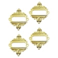thumbnail image 3 of Titur De Del Nombre Del Titur Antigua 4pcs Para El Cajón Del Armario Del Archivador dorado Baoblaze Titular de etiqueta de etiqueta de tarjeta de gabinete, 3 of 8