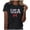 Black, variant on Women's USA Glitter Print Bow Crew Neck Short Sleeve Tops Patriotic Casual Tees 4th of July Shirts for Independence Day Green 2XL