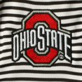 thumbnail image 2 of Infant Garb Black/White Ohio State Buckeyes Carson Striped Short Sleeve Bodysuit, 2 of 2