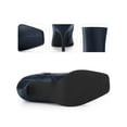 thumbnail image 3 of BLISSFUL STEP Women's Ankle Boots Square Toe Side Zip Stiletto High Heel Boots   Navy Blue 10, 3 of 7
