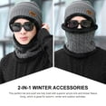 thumbnail image 5 of VBIGER Winter Beanie Hat Scarf Set Warm Knit Hat Thick Knit Skull Cap For Men Women, 5 of 9