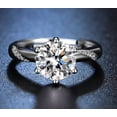 thumbnail image 2 of Anillo ajustable con seis piedras psíquicas Anillo de boda Ajustable, versátil y moderno Anillo abierto de alta gama y brillante con ajuste, 2 of 8