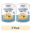 (2 pack) Pasteurized Dried Scrambled Egg Mix Emergency Food Supply, 57 Servings, 10 Year Shelf Life, 7g Protein per Serving - Dry Whole Egg Powder Blend, Ingredient for Baking and Cooking