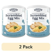 (2 pack) Pasteurized Dried Scrambled Egg Mix Emergency Food Supply, 57 Servings, 10 Year Shelf Life, 7g Protein per Serving - Dry Whole Egg Powder Blend, Ingredient for Baking and Cooking