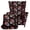 Bow and Skull Design, variant on Pzuqiu 2 Piece Maple Camouflage Wingback Chair Slipcover, Wingback Chair Cover Machine Washable Polyester Spandex Fabric Wingback Armchair Cover for Indoor