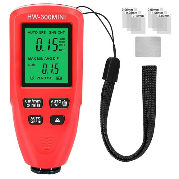 Digital Thickness Gauge Paint Meter Coating Automotive