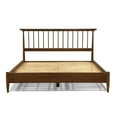 thumbnail image 3 of Grain Wood Furniture Mid Century Spindle Bed (Brushed Walnut, King), 3 of 8