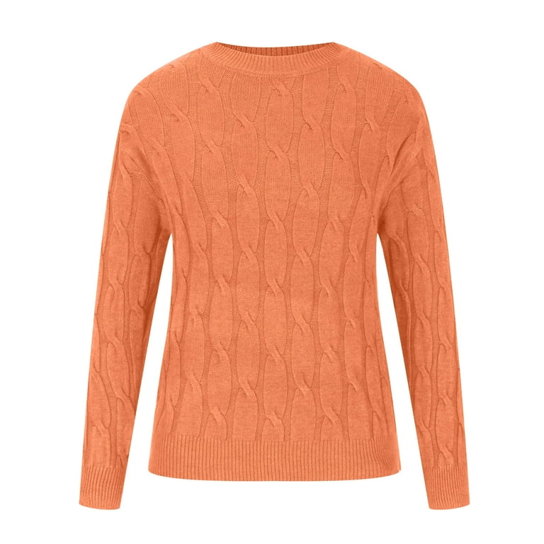 Josephine Chaus Womens long sleeve Sweater size XL Orange