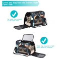 thumbnail image 5 of Alpaca Premium Fabric Pet Bag - Durable 900D Oxford Cloth - Cozy Sherpa Base - Ideal for Cats - Adjustable Nylon Webbing Straps - 17x10x11.8in/43x26x30cm Size, 5 of 7