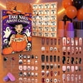 thumbnail image 5 of Tryvkinvive 24PCS Halloween Decoration Spooky Fake Nails Advent Calendar Set Press On Nails Nail Nail File Manicure Kit for Halloween Gift, 5 of 7