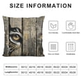 thumbnail image 6 of Nawypu  Savannah Throw Pillow Cushion Cover Siberian Tiger Eye Looking Through Wooden Peep Hole in Spy Predator Big Cat Lover Wild Print Decorative Square Accent Pillow Case,Set of 2, 6 of 6