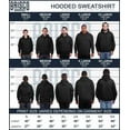 thumbnail image 6 of Funny Fathers Day Gift Dadzilla Men Big & Tall Graphic Hoodie Brisco Brands 4X, 6 of 6