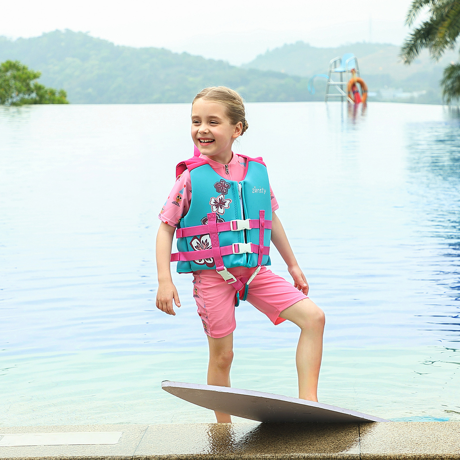Zeraty Kids UV Resistant Life Jacket Pink photo 2