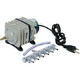 thumbnail image 4 of Hydrofarm Active Aqua AAPA45L Commercial Electrical Air Pump 45 L/min, 20W, 700 GPH with 6 Outlets, (2 Pack), 4 of 6