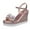 Pink, variant on OAVQHLG3B Women's Open Toe Casual Shoes Rhinestone Comfortable Platform Wedge Sandals Shoes