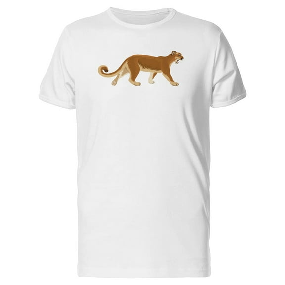 Illustration Of A Cougar Tee Men's -Image by Shutterstock