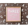 thumbnail image 4 of Felt Letter Board 10x10 +2sets Pre-cut Letters +d +d Sorting Tray! Letters Board, Letter Boards, Letterboard, Word Board, Messa Bo, 4 of 4